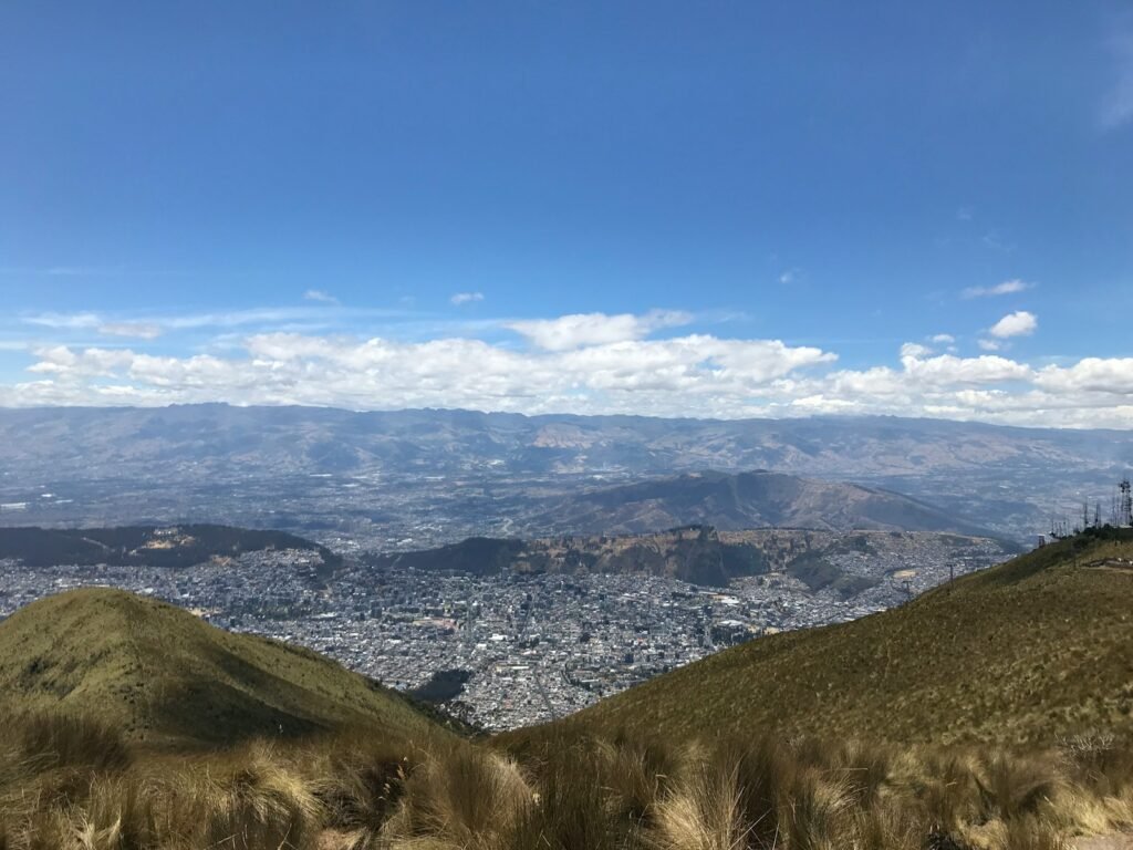 fotografia aérea de montanha