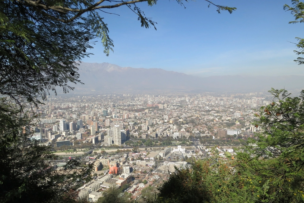View San Cristóbal Hill, Santiago