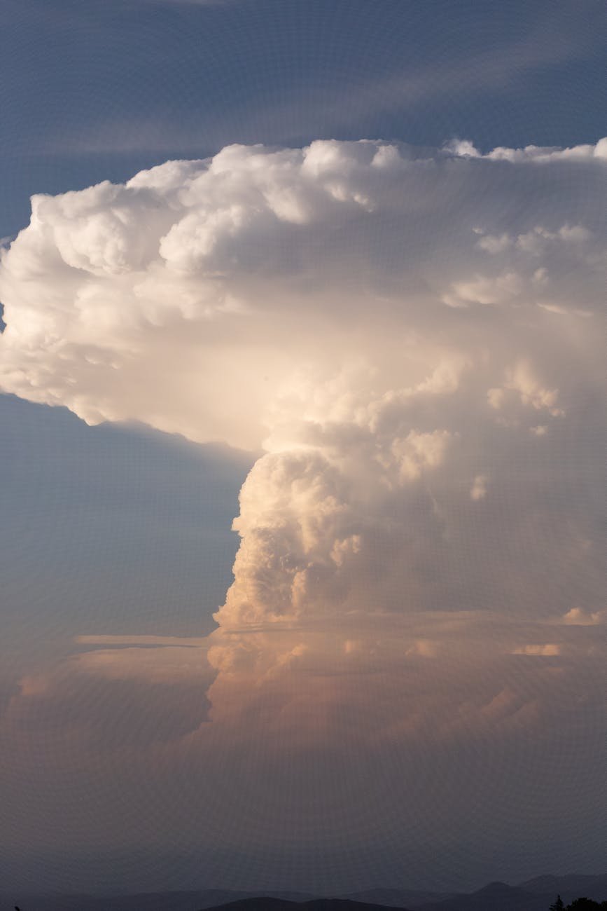 majestic cumulonimbus cloud over san luis potosi