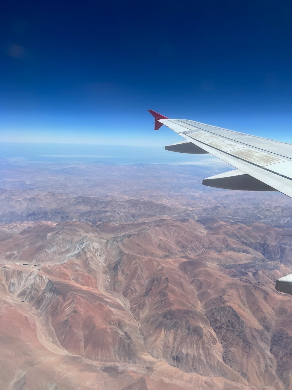 vista do deserto de Atacama