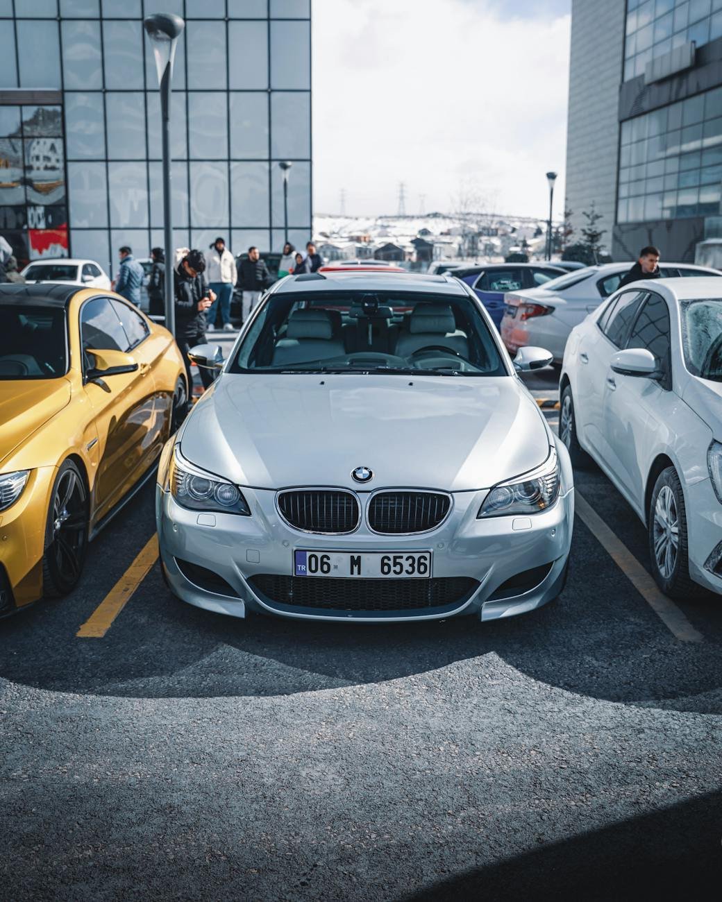 luxurious cars parked in ankara turkiye