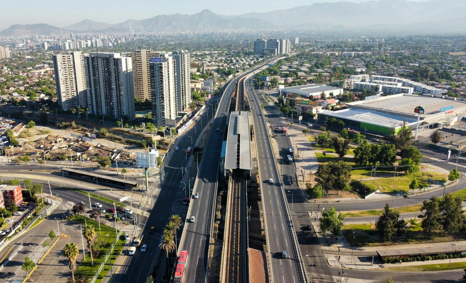 rodovia na cidade