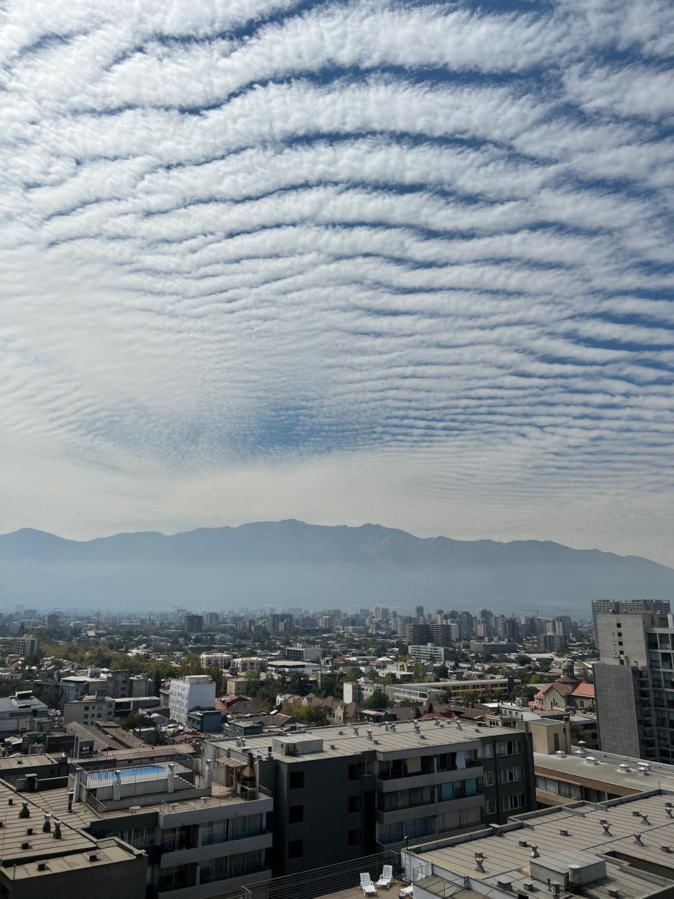 city skyline under cloudy sky