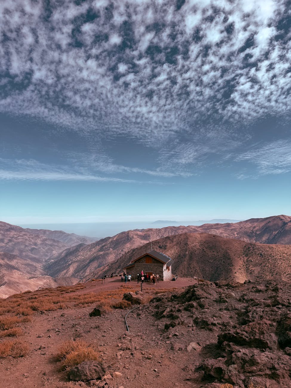 paisagem montanhosa deslumbrante em Lo Barnechea, Chile