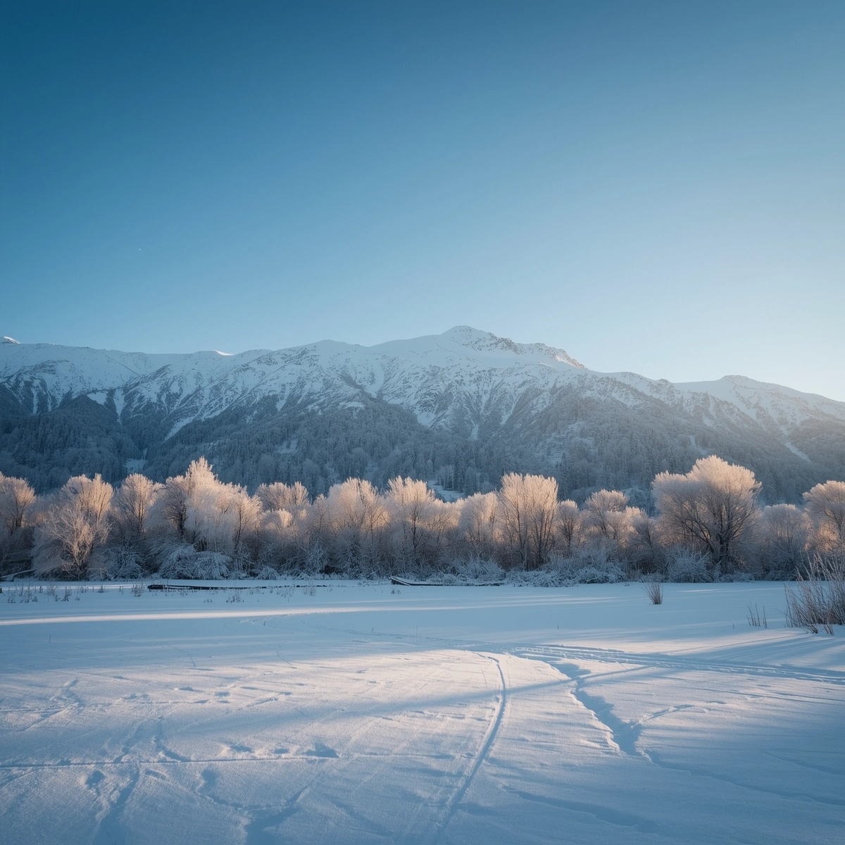 Inverno a hora da neve e do silêncio branco