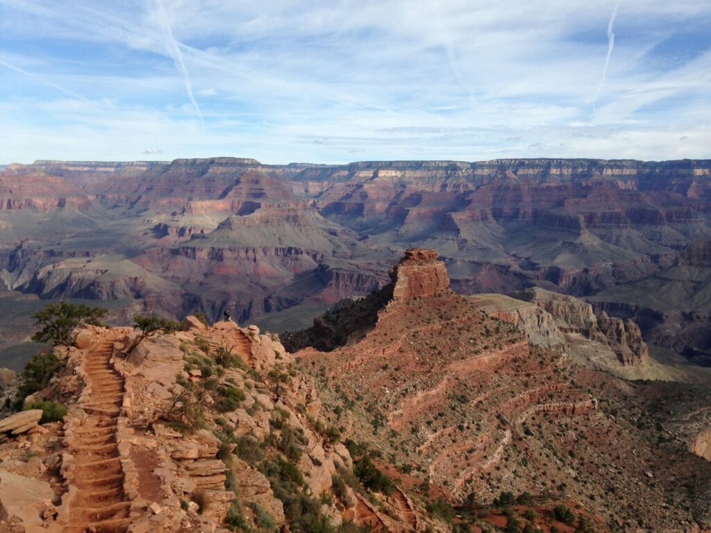 Vista aérea do Grand Canyon, fotografia de natureza no Arizona