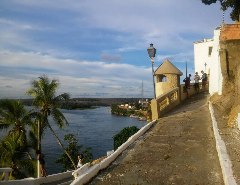Vista rio cidade histórica