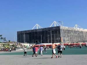 Estádio olímpico, multidão, Rio 2016