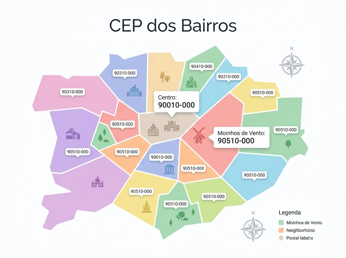 CEP dos Principais Bairros