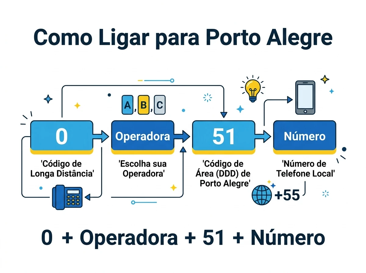 Como Ligar para Porto Alegre