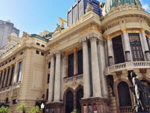 Theatro Municipal Rio imponente