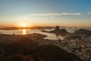 Pôr do sol Rio Pão Açúcar