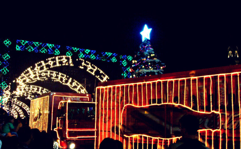 Desfile Natalino iluminado
