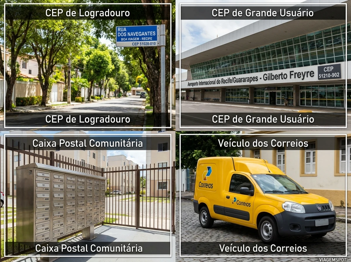 Tipos de CEP em Recife