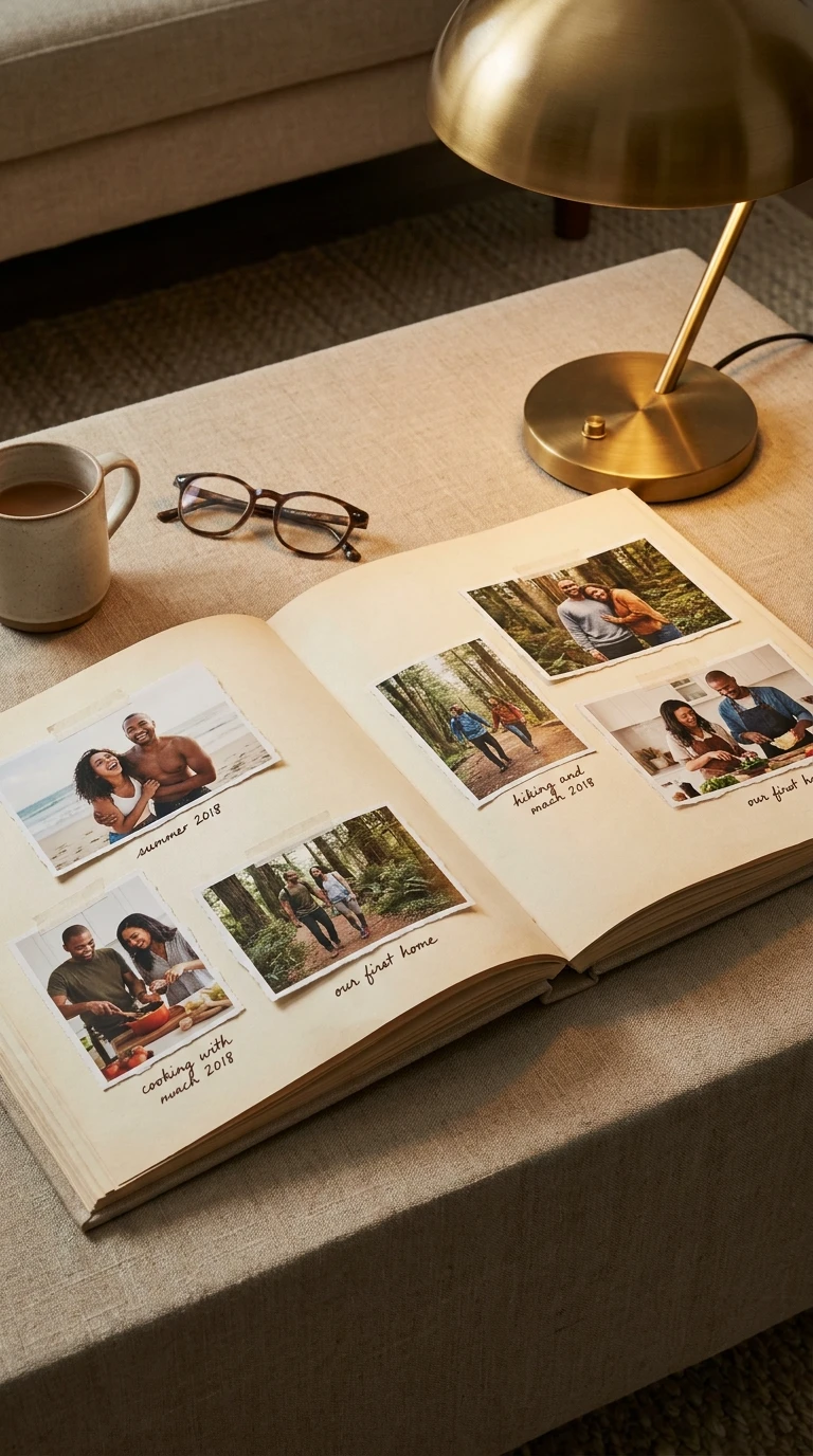 Álbum de Fotos com Curadoria Afetiva