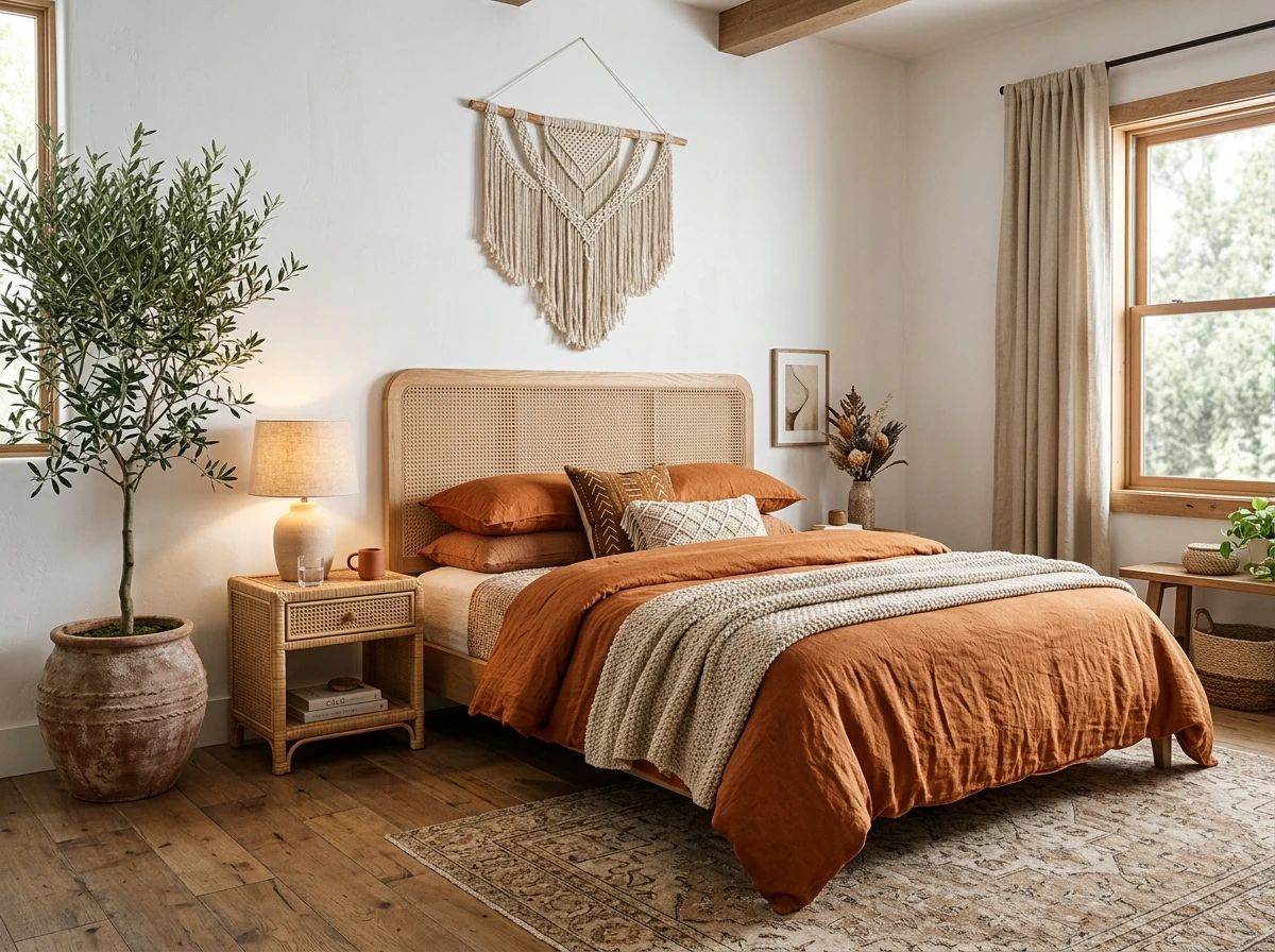 Boho chic e outros ambientes da casa
