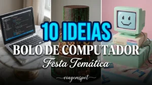 Bolos temáticos de computador