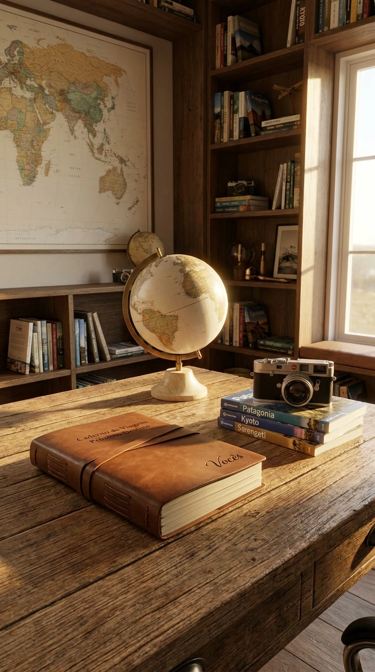 Caderno de Viagem para o Próximo Destino de Vocês