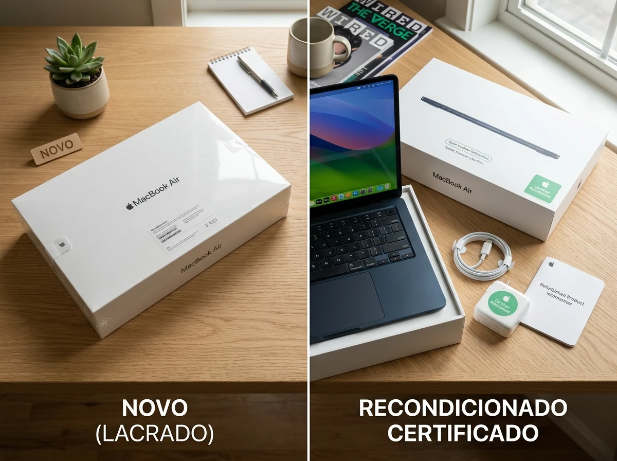 Comprar novo, recondicionado ou importado