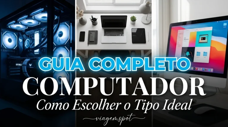 Tipos de computadores e texto guia