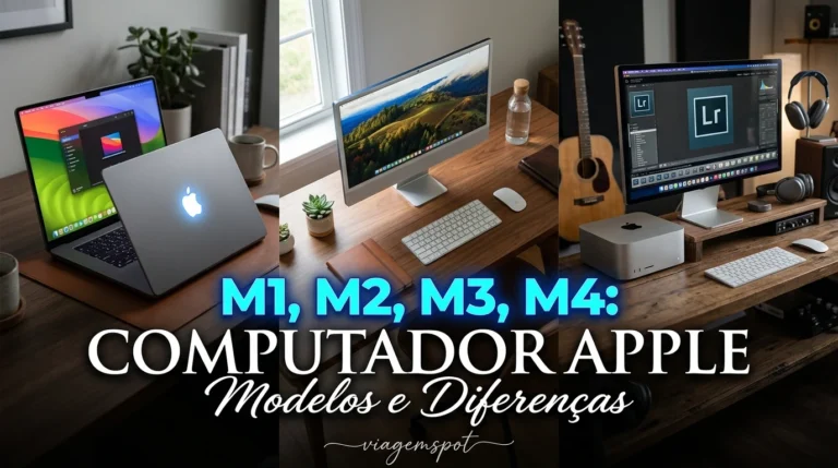 Vários computadores Apple
