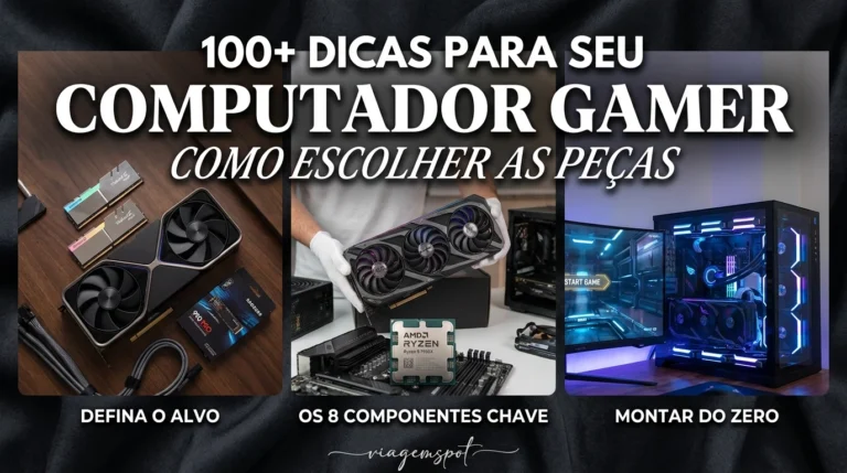 Componentes e montagem de PC gamer