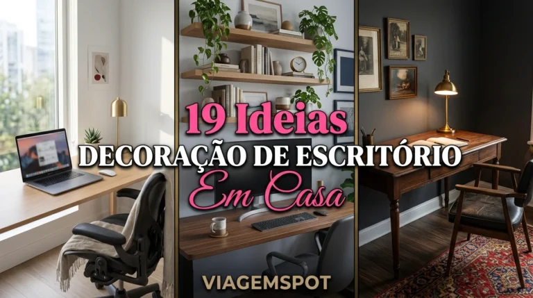 Três escritórios em casa decorados