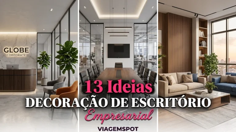 Três designs de escritório moderno