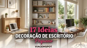 Escritórios pequenos, decoração moderna