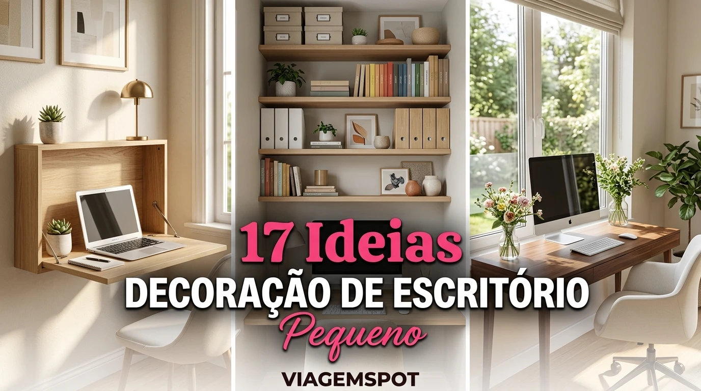 Escritórios pequenos, decoração moderna