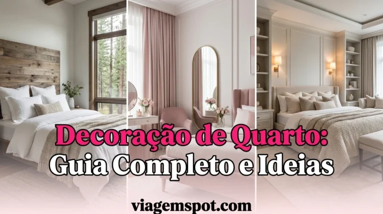 Três quartos com camas decoradas