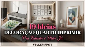 Decoração, impressão e ideias de quarto