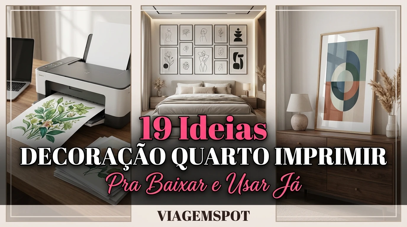 Decoração, impressão e ideias de quarto