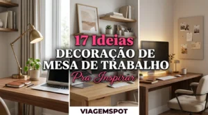 Mesas de trabalho decoradas