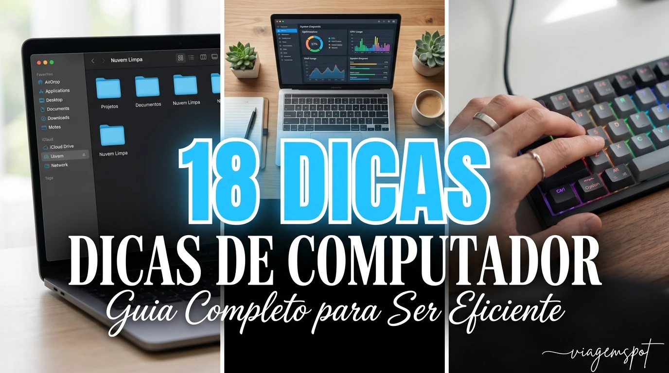 Dicas de computador, várias cenas