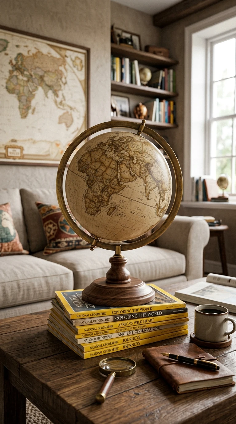 Globo ou mapa decorativo