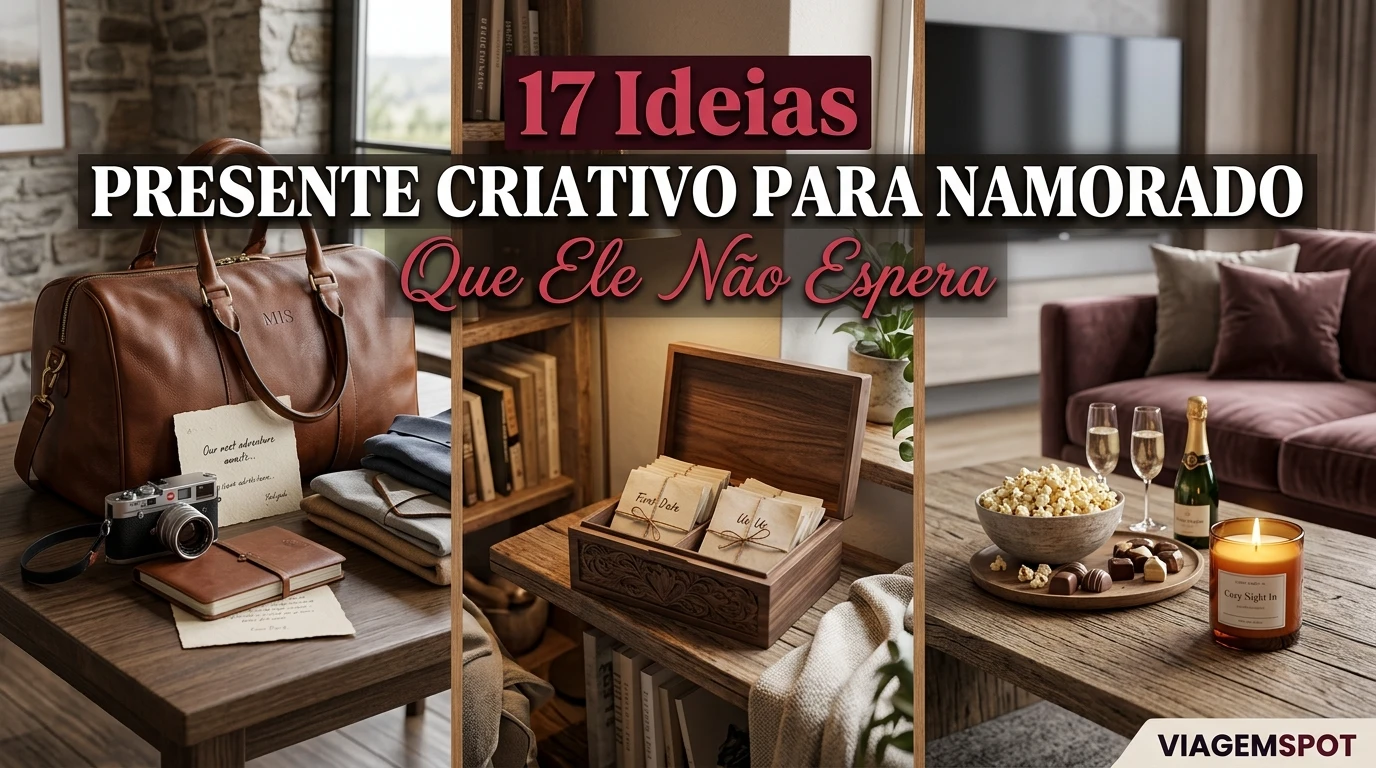 Ideias de presentes criativos para namorado