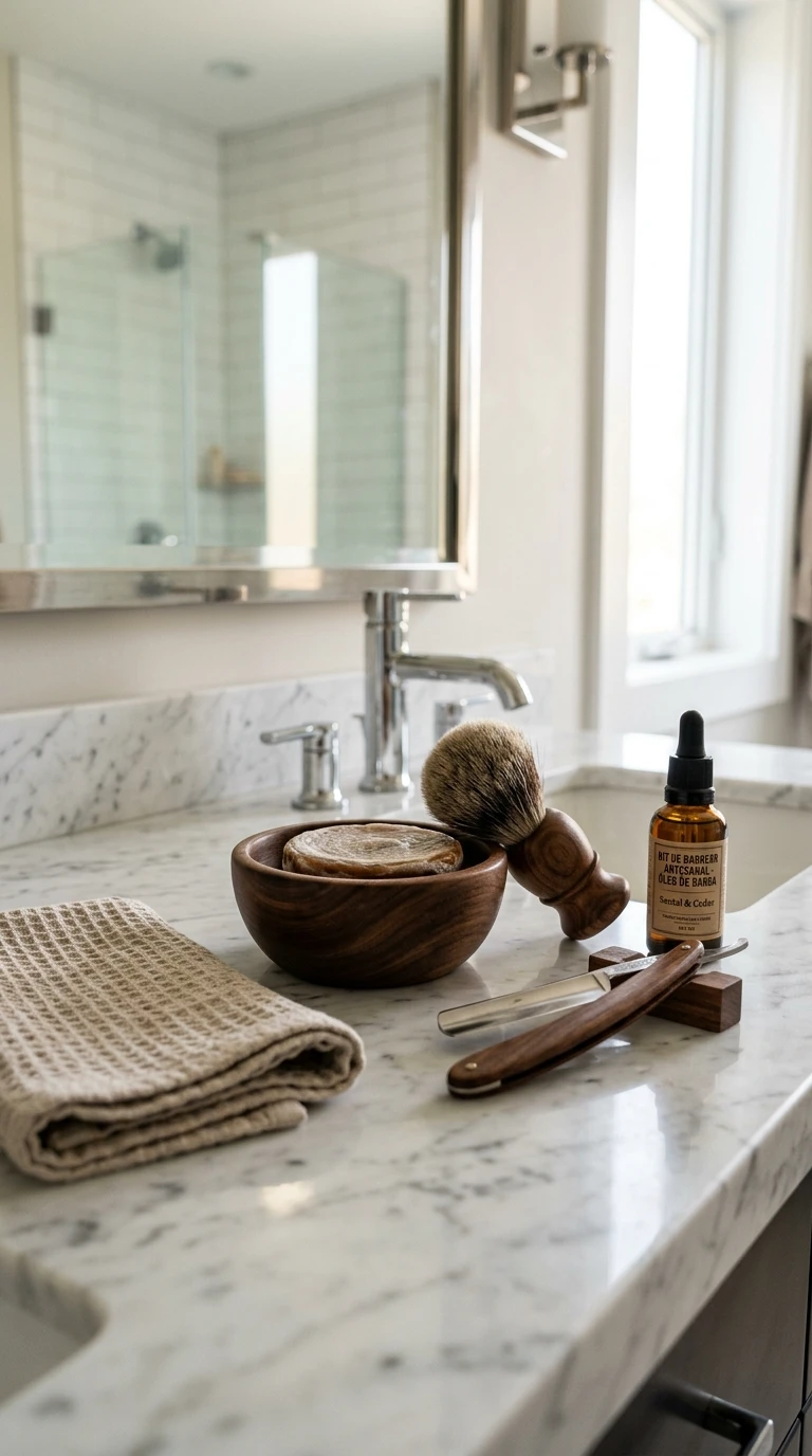 Kit de Barbear Masculino Artesanal