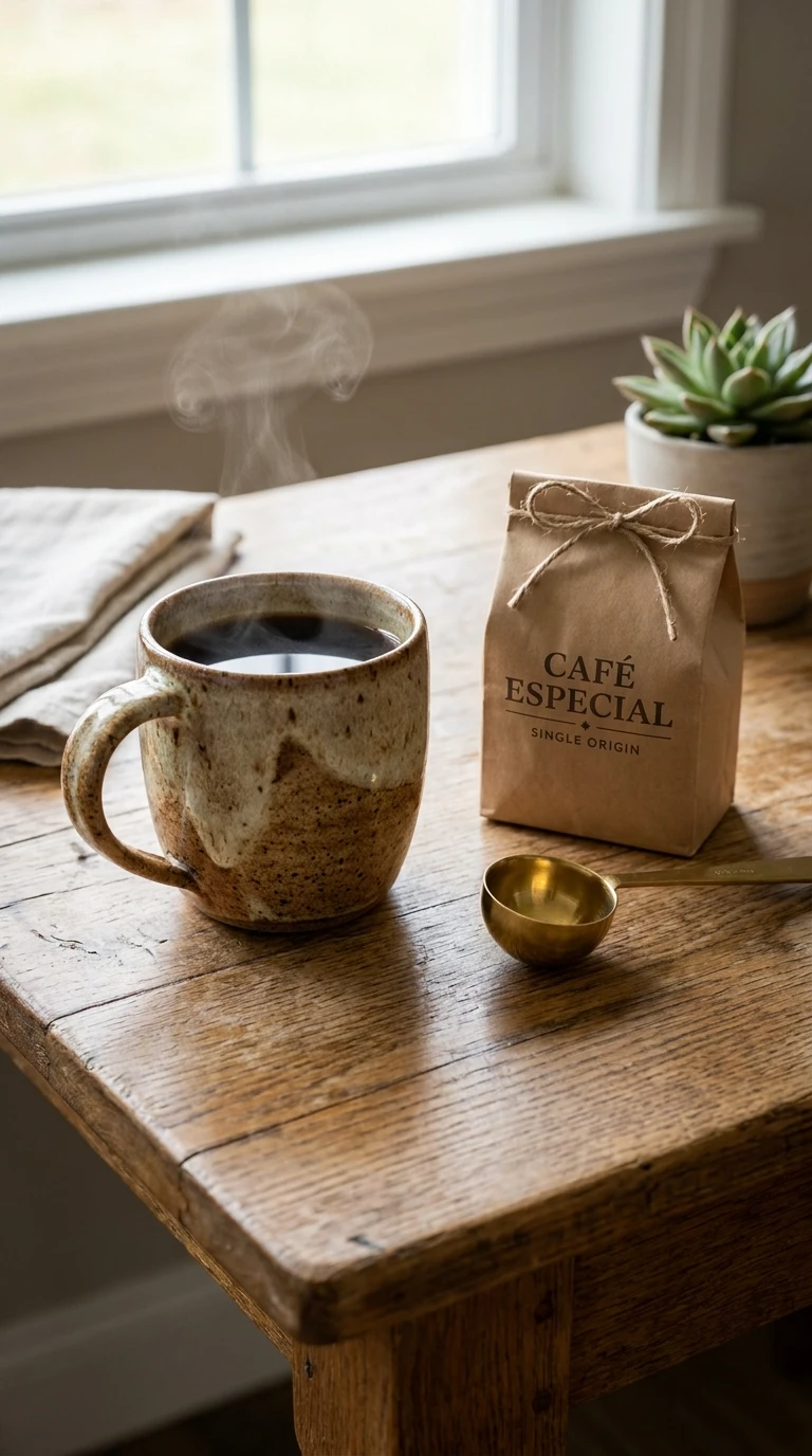 Kit de Café Especial com Xícara Artesanal