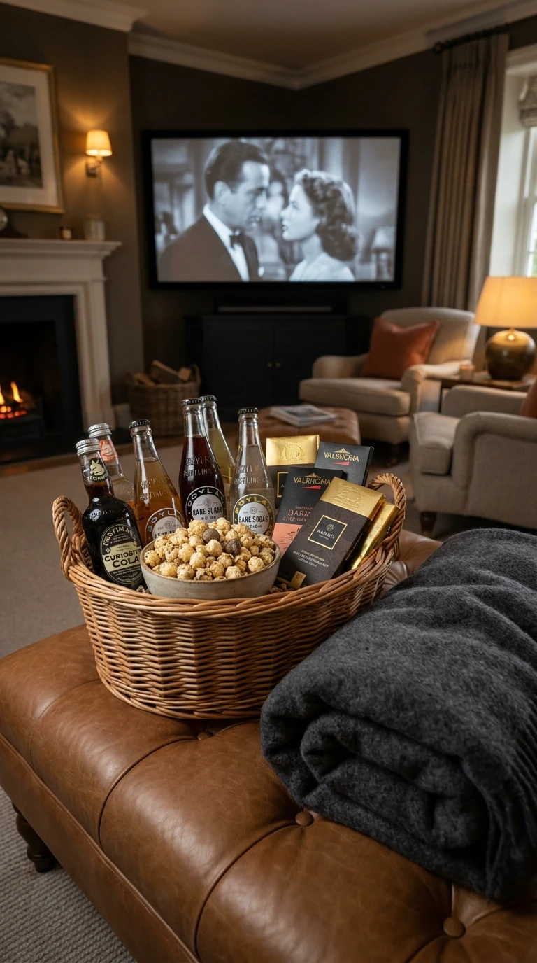 Kit de Cinema em Casa com os Favoritos Dele