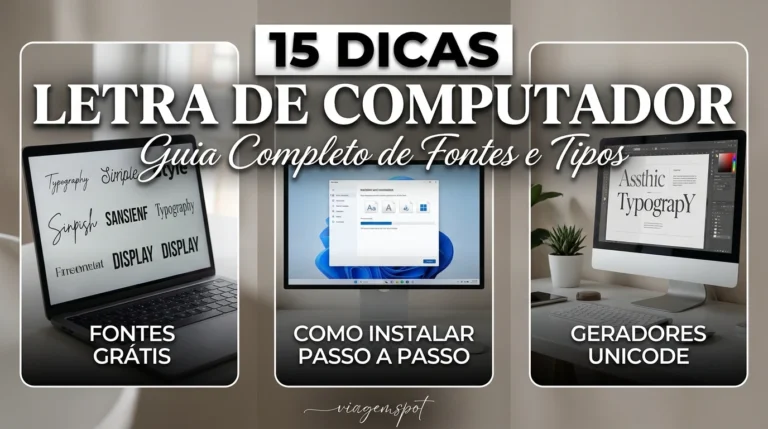 Guia de fontes para computador
