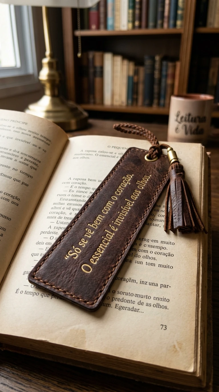 Marcadores de Livro com Frases que Têm Significado