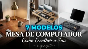 Mesas de computador, vários modelos