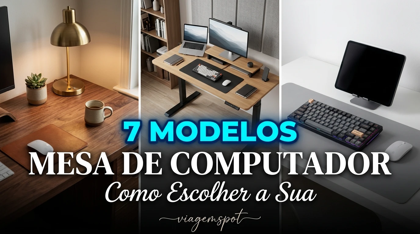 Mesas de computador, vários modelos