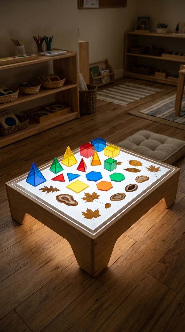 Mesa de luz ou caixa de luz