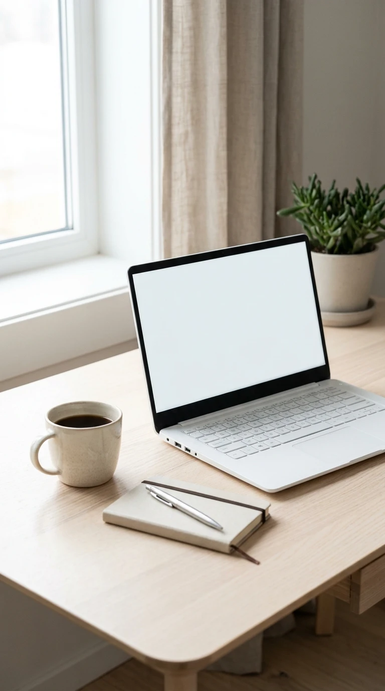 Minimalista em tons neutros