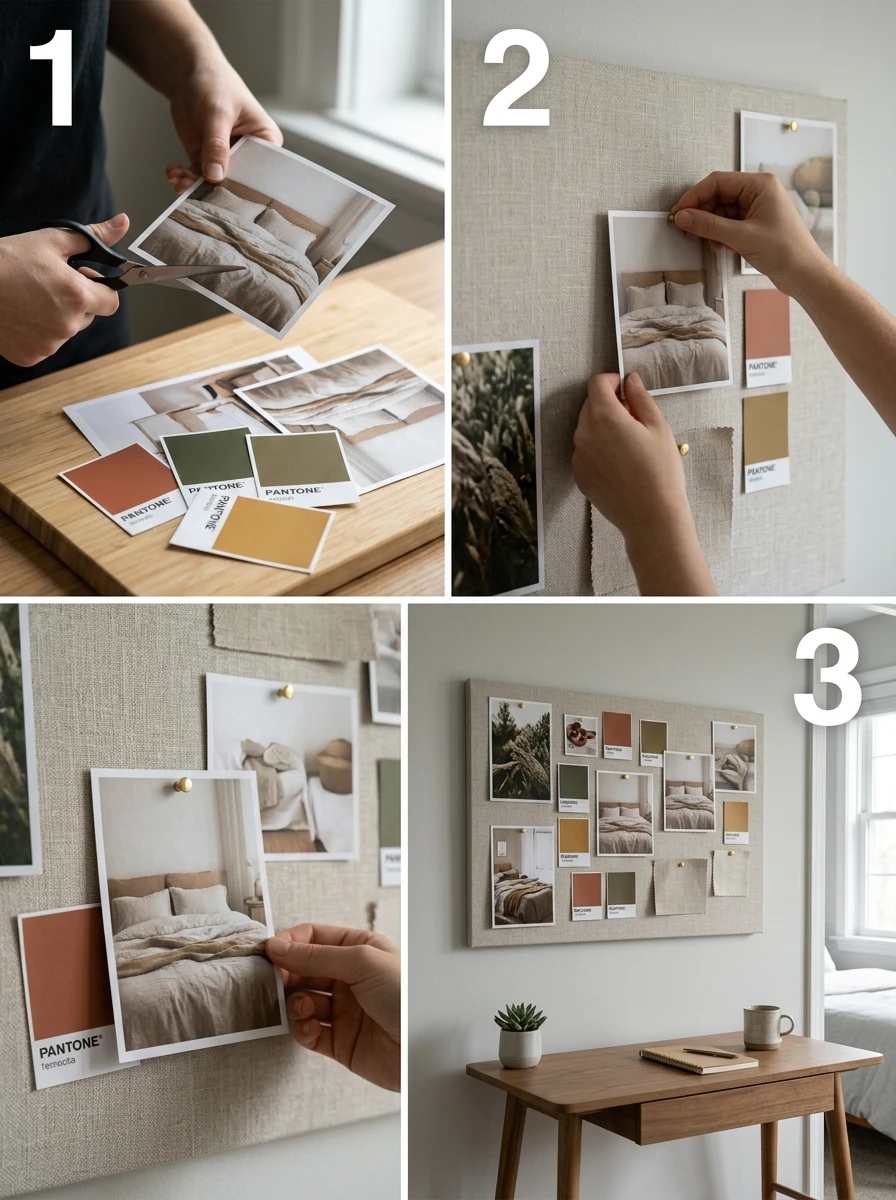 Moodboard de paleta de cores