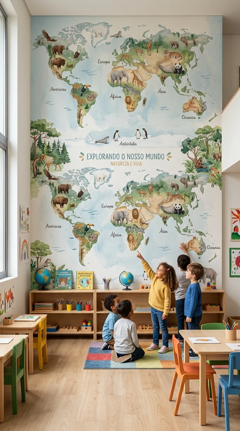 Mural de natureza ou do mundo