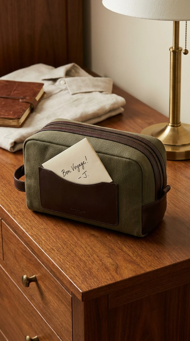 Necessaire de Viagem com Bilhete Escondido