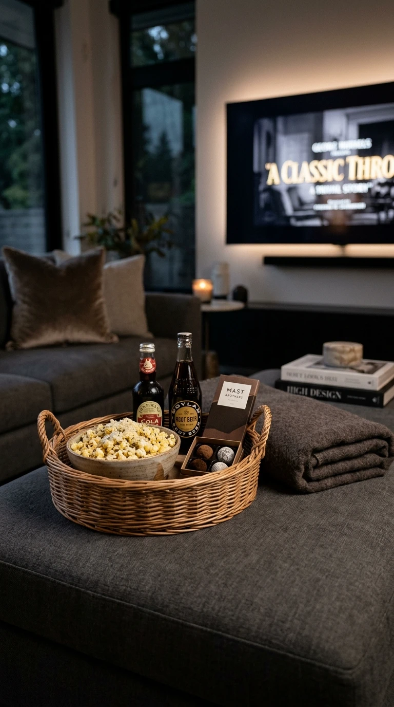 Noite de Cinema em Casa Montada por Você